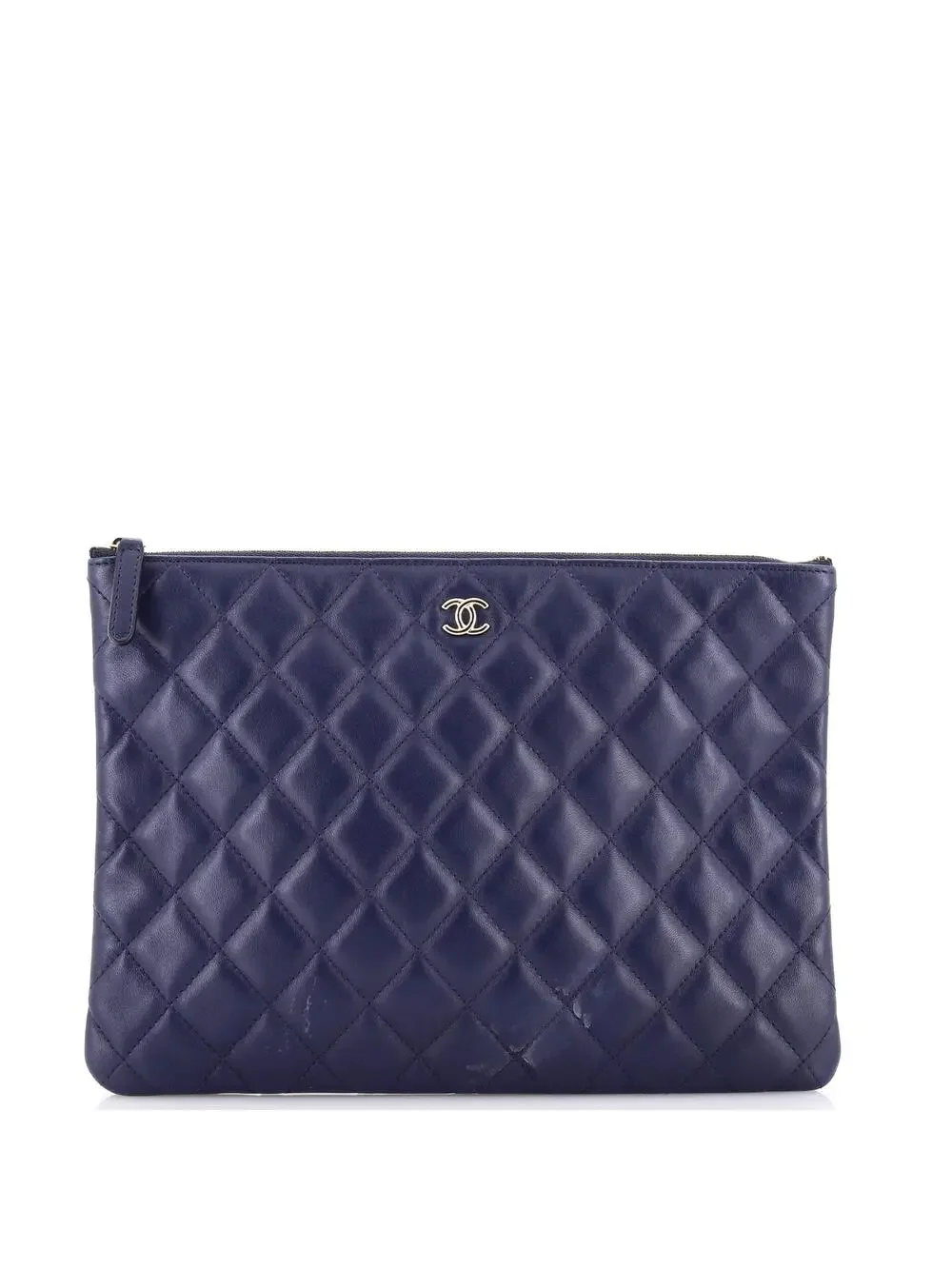 Chanel O Case Clutch Quilted Lambskin #291576C11B